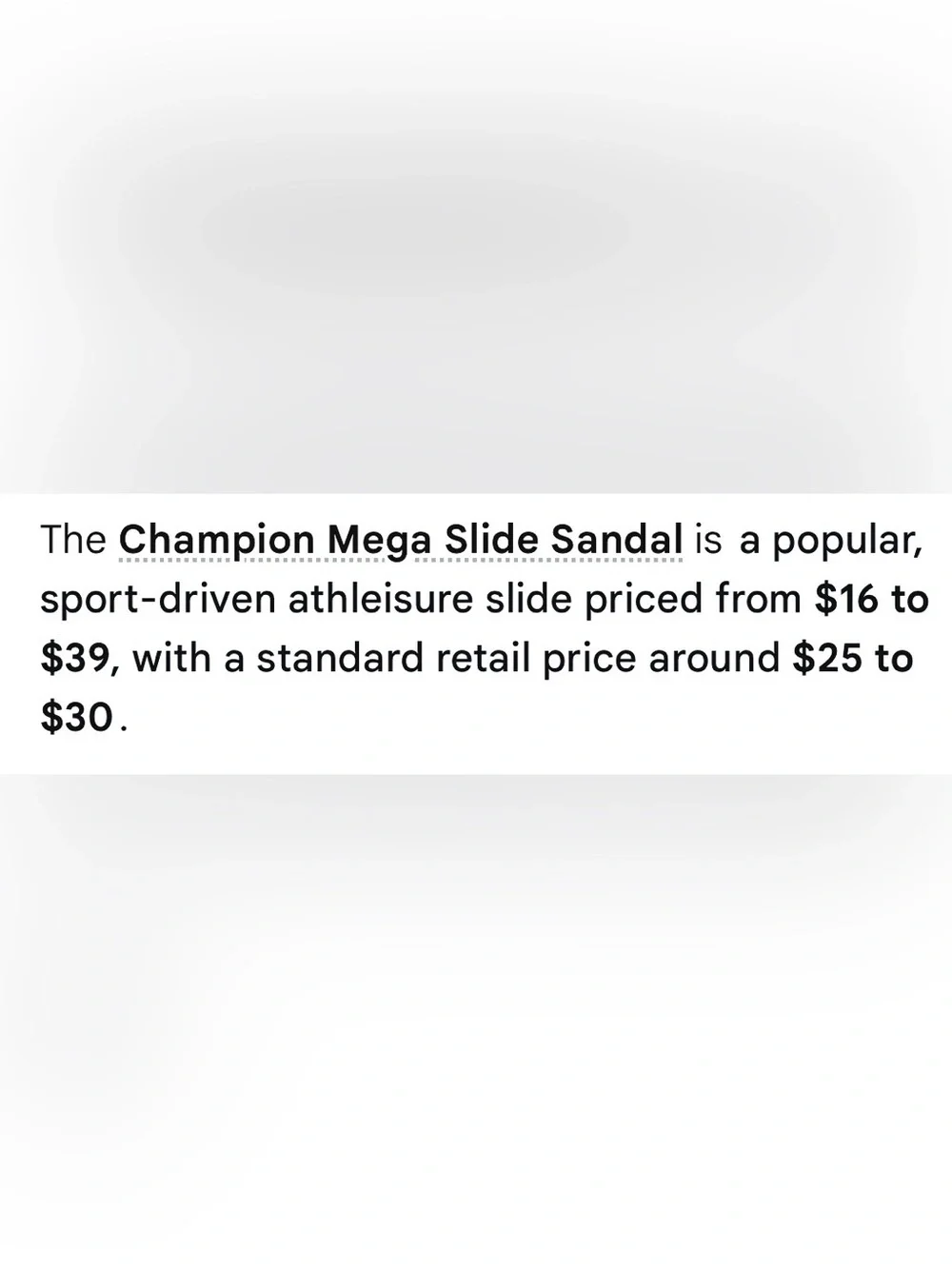Champion Mega Slide Sandal